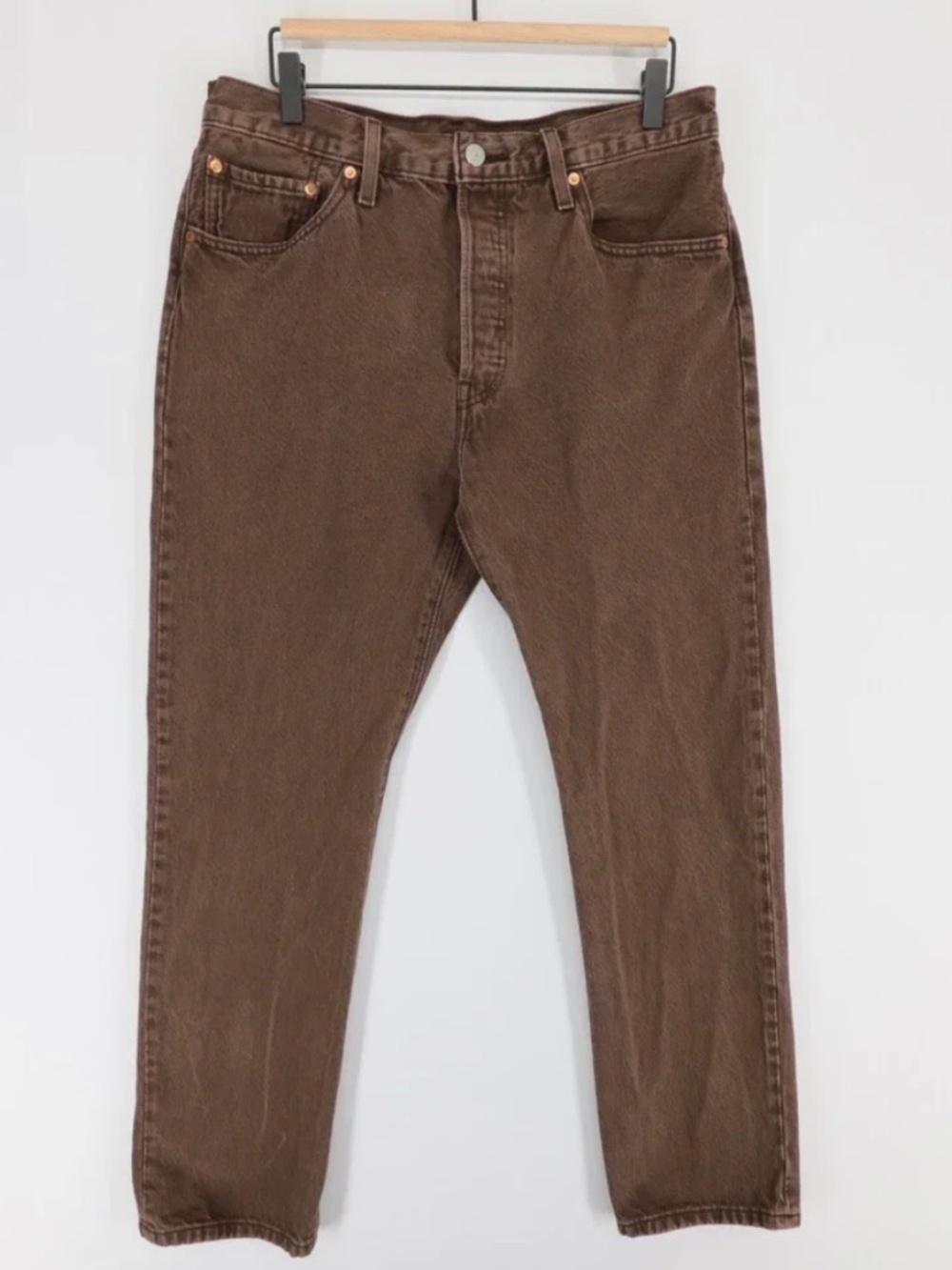 Levi’s 501 Jeans Women’s 32x30 Brown Original Fit Button Fly Straight Leg